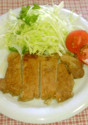 簡単！ポークソテー♪しょうが焼き風味-レシピのメイン写真