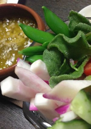 アイスプラントや色々野菜バーニャカウダ♡-レシピのメイン写真