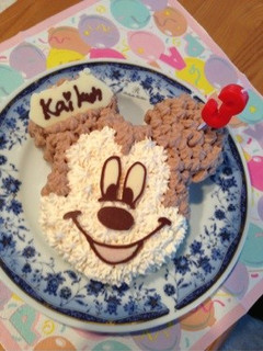 ミッキーのキャラケーキ-レシピのメイン写真