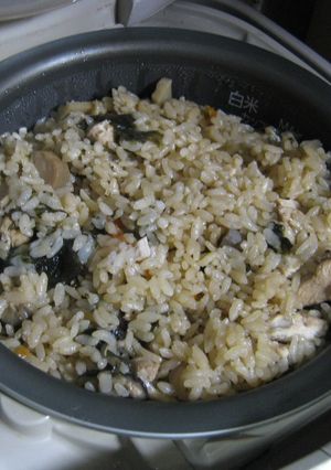 筍豚バラあさり炊き込みご飯-レシピのメイン写真