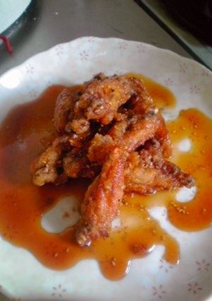 鶏手羽中の甘辛たれ-レシピのメイン写真