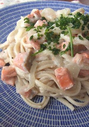 10分早ワザ！豆腐クリームのおからパスタ-レシピのメイン写真