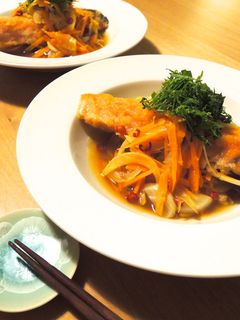 さっぱり鮭のカレー南蛮漬け-レシピのメイン写真