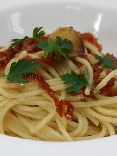 乾燥トマトのパスタ-レシピのメイン写真