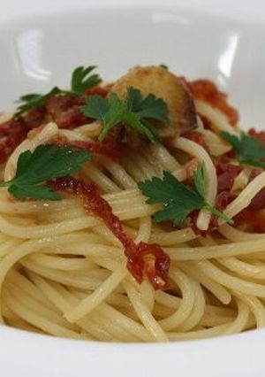 乾燥トマトのパスタ-レシピのメイン写真
