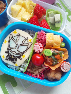 ☆キャラ弁☆仮面ライダーウィザード(イン-レシピのメイン写真