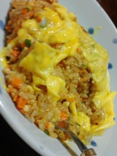 面白い味?ピザ味オムライス-レシピのメイン写真