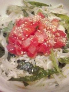 レンジで!まぜそば風イタリアン塩ラーメン-レシピのメイン写真