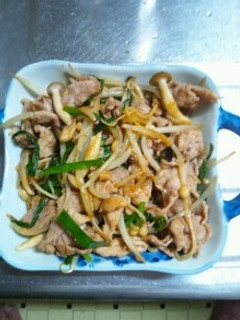 5月22日晩飯 【豚肉の野菜炒め】-レシピのメイン写真