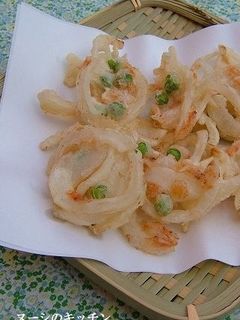 新たまねぎと桜えび♡旬のかき揚げ-レシピのメイン写真