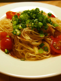 トマトとみょうがの冷製パスタ-レシピのメイン写真