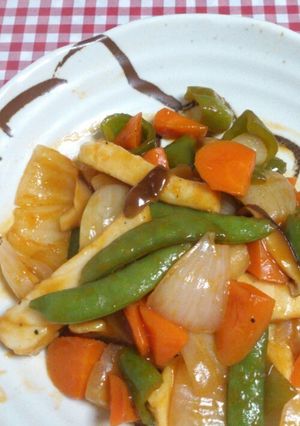 カジキの甘酢炒め~母の味~-レシピのメイン写真