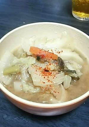 ダイエットにも!野菜たっぷり味噌汁-レシピのメイン写真