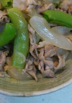 スナップえんどうと豚肉のぽん酢炒め-レシピのメイン写真