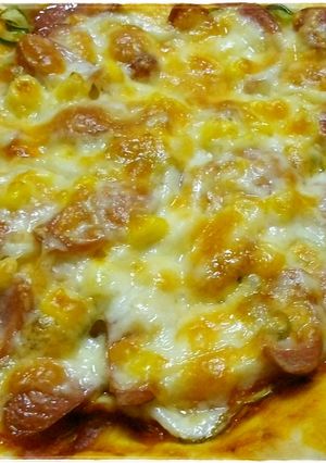 簡単に出来るピザ生地でpizza-レシピのメイン写真