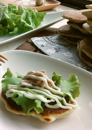 ポテトチップスでアレンジパンケーキ♬-レシピのメイン写真