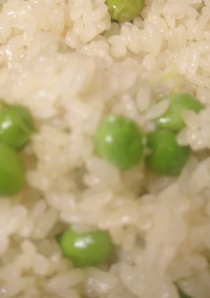 グリンピースご飯-レシピのメイン写真