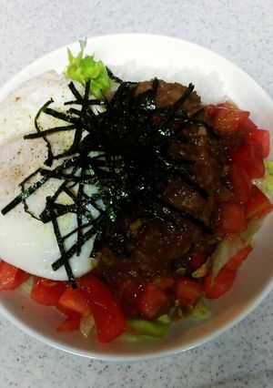 簡単ロコモコ(｡◕‿​‿​◕｡)-レシピのメイン写真