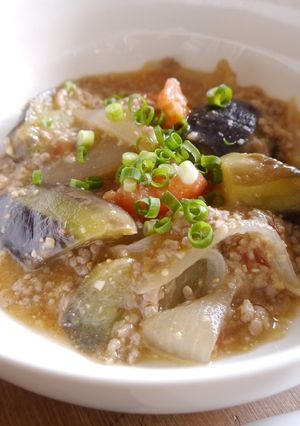 夏野菜のマーボー風-レシピのメイン写真