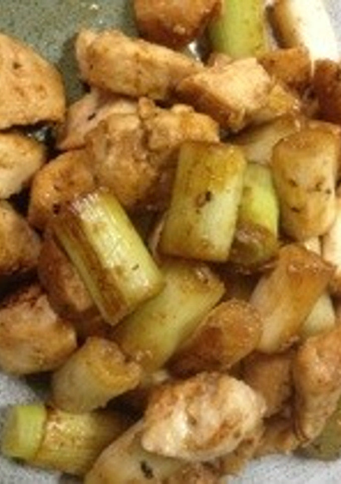 簡単☆美味☆ササミと白ネギの塩麹焼き☆-レシピのメイン写真