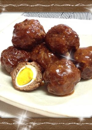 簡単✿うずらのたまご入り肉団子-レシピのメイン写真