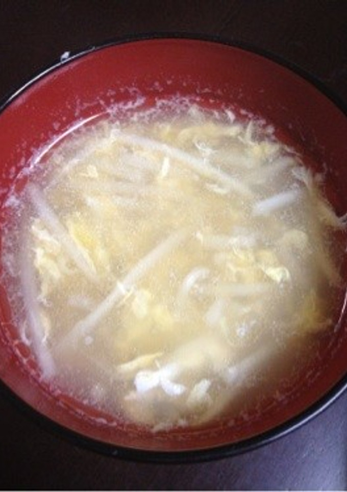 ☆簡単☆節約☆もやしのたまごスープ☆-レシピのメイン写真