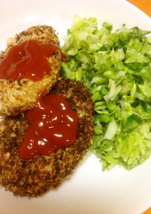 揚げない おからとじゃが芋のコロッケ-レシピのメイン写真