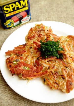 スパムの大根餅風お焼き。-レシピのメイン写真