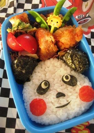 パンダのお弁当（キャラ弁）（幼稚園）-レシピのメイン写真