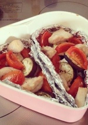なすととまとのオーブン焼き-レシピのメイン写真