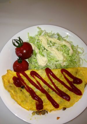 がっつり♡肉感を楽しむオムレツ-レシピのメイン写真