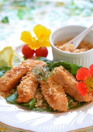 鮪のBBQ風味✿サクサクパン粉がけ☆-レシピのメイン写真