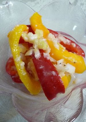 やさしい甘さ♪彩りパプリカの甘酒マリネ-レシピのメイン写真