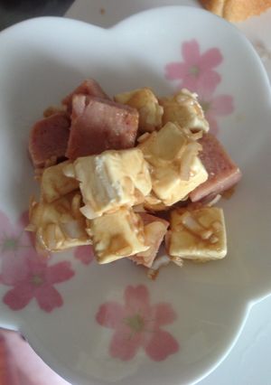 SPAMとクリームチーズのネギ和え-レシピのメイン写真