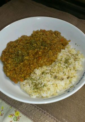冷凍豆腐キーマ風カレー？-レシピのメイン写真