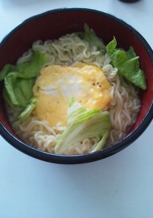 サッポロ一番塩ラーメンで天津ラーメン-レシピのメイン写真