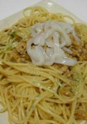 つるつるイカ納豆パスタ♪-レシピのメイン写真