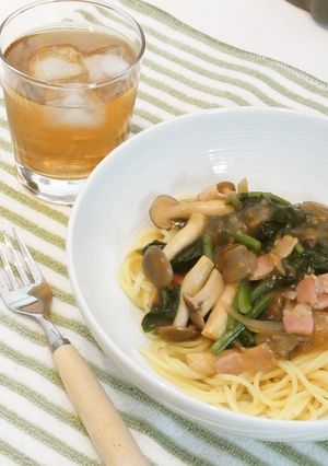 しょうゆあんかけ和風パスタ-レシピのメイン写真