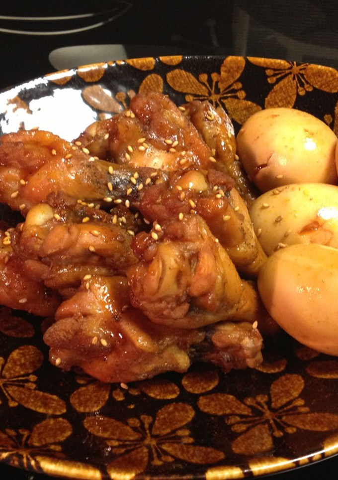 とり手羽元と卵の香り煮-レシピのメイン写真