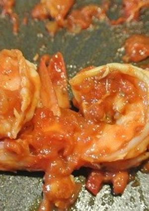 お弁当のおかずに便利な海老のトマト焼き-レシピのメイン写真