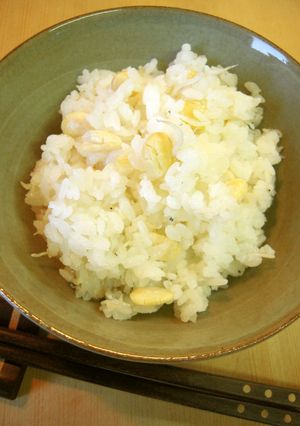 大豆の打ち豆とじゃこの炊き込みご飯-レシピのメイン写真