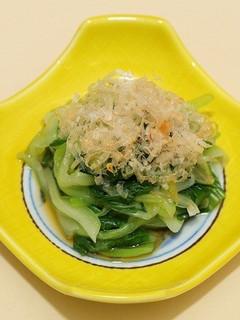青梗菜のめんつゆ和え-レシピのメイン写真