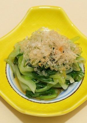 青梗菜のめんつゆ和え-レシピのメイン写真