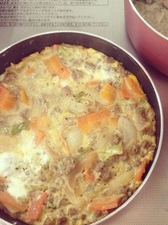 野菜炒めのたまごとじ-レシピのメイン写真