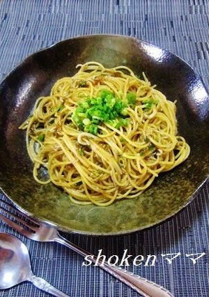 混ぜるだけ~海苔の佃煮としらすのパスタ♪-レシピのメイン写真