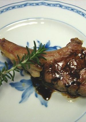 ラム肉のロースト　バルサミコソース-レシピのメイン写真