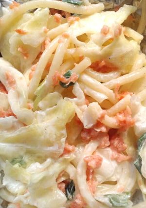 ☆鮭フレークとキャベツのスパサラ☆-レシピのメイン写真