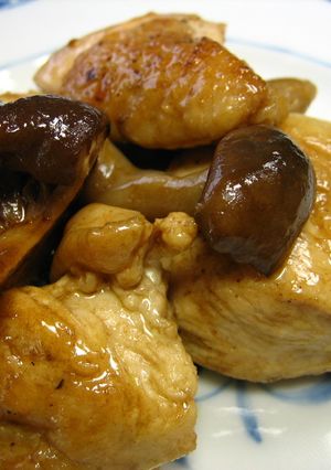 バルサミコを使った鶏肉とキノコの炒め物-レシピのメイン写真