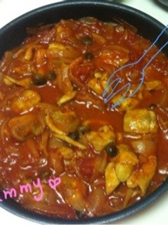 しめじとチキンのトマト煮込み♪-レシピのメイン写真
