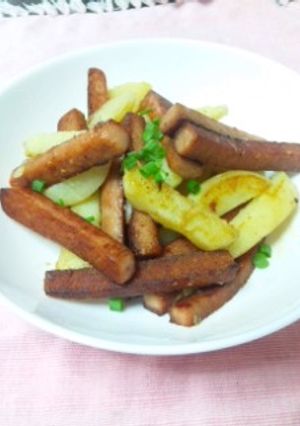 スパムと新じゃがのバターしょうゆ炒め-レシピのメイン写真